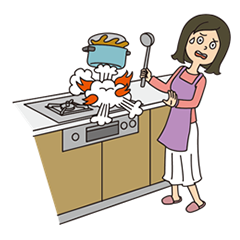 家庭内でのケガ