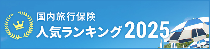 国内旅行保険人気ランキング　2024