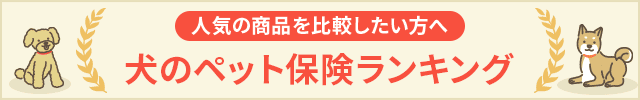 犬のペット保険人気ランキング