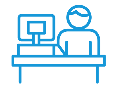 診療費のお支払完了のイラスト